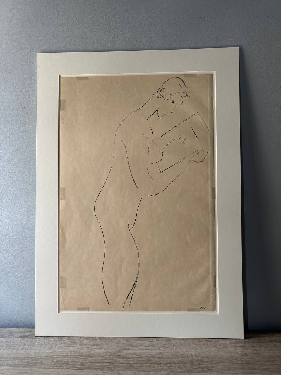 Henri Matisse - La Lecture, nu de profil: Reading, Nude in Profile (Original 113-Year-Old Lithograph, 1913)