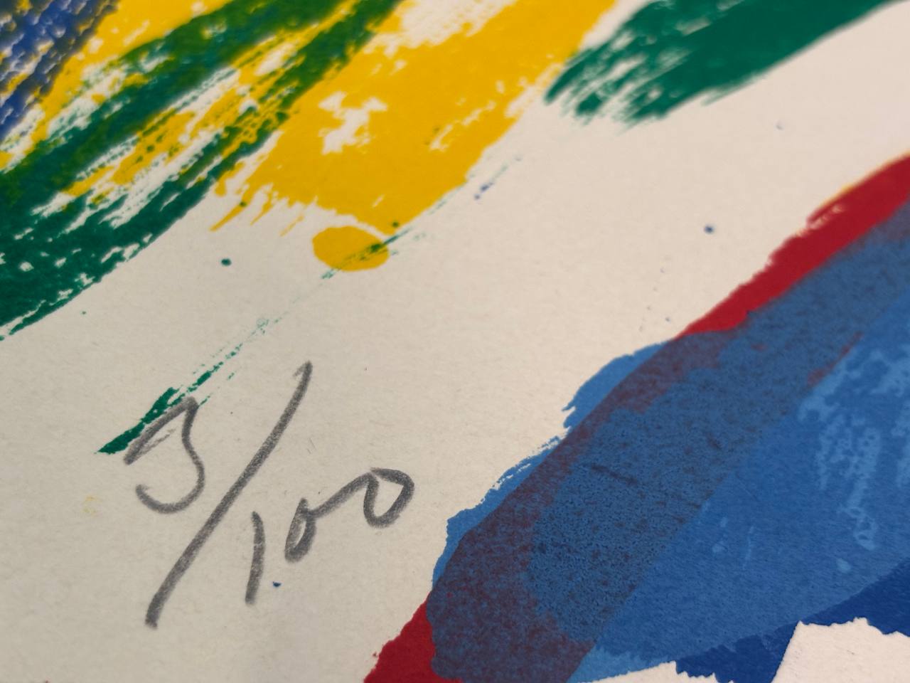 Bengt Lindström - Yellow Dragon (Original lithograph, hand-signed, 1970s)