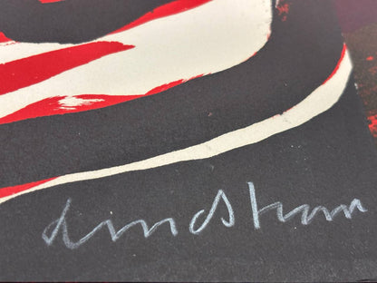 Bengt Lindström - Personnage Rouge (Original lithograph, hand-signed, 1970s)