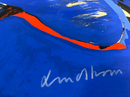 Bengt Lindström - Couple (Original lithograph, hand-signed, 1970s)