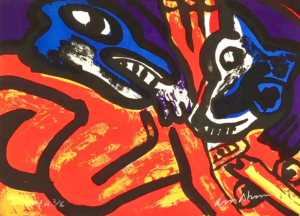Bengt Lindström - Untitled  - EA I/X (Original lithograph, hand-signed, 1970s)