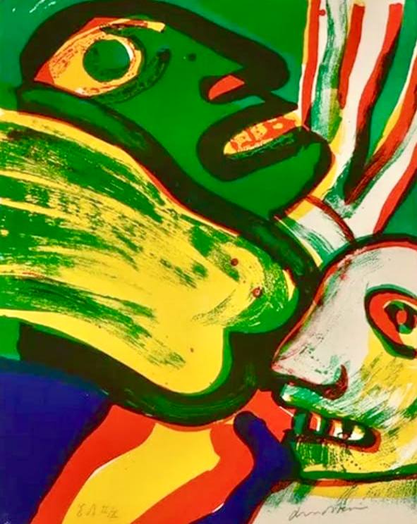 Bengt Lindström - Savage (Original lithograph, hand-signed, 1970s)