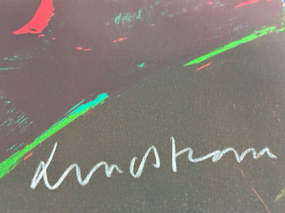 Bengt Lindström - Man and Animal (Original lithograph, hand-signed, 1970s)