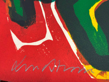 Bengt Lindström - Femme Verte (Original lithograph, hand-signed, 1978)
