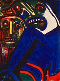 Bengt Lindström - Mother & Child (Original lithograph, hand-signed, 1970s)