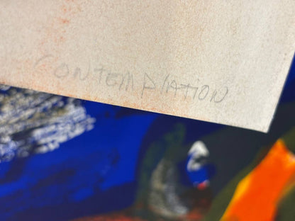 Bengt Lindström - Contemplation (Original lithograph, hand-signed, 1970s)