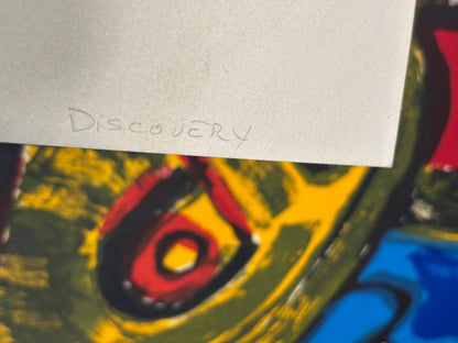 Bengt Lindström - Discovery (Original lithograph, hand-signed, 1970s)