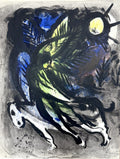 Marc Chagall - L’Ange (Original lithograph, 1960)