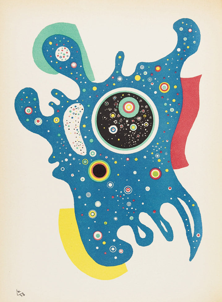 Wassily Kandinsky - Étoiles (Original Mourlot Lithograph,  Verve, 1938)
