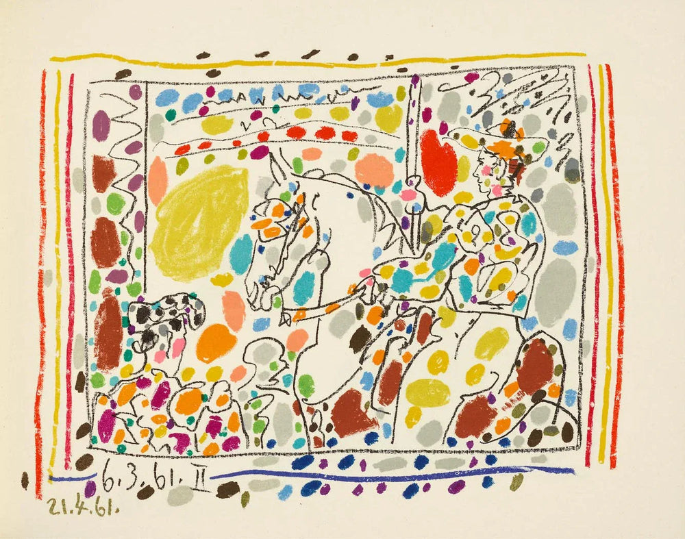 Pablo Picasso - Le Picador II (Original lithograph, 1961) - Hedonism Gallery