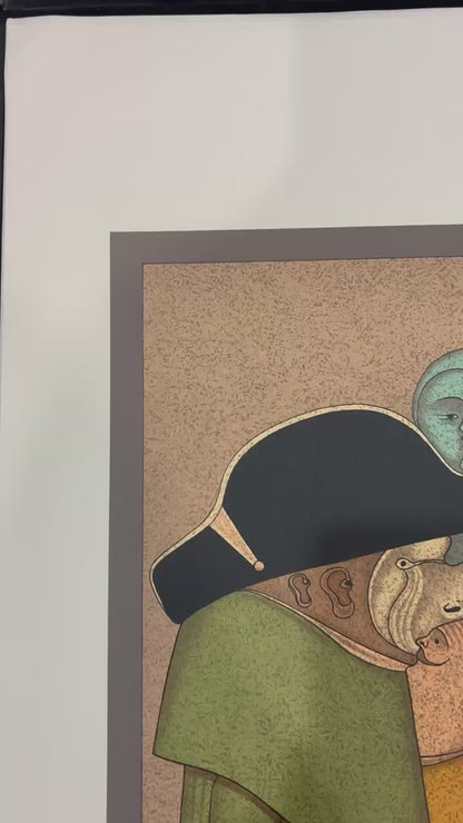 Mihail Chemiakin - Carnival in St. Petersburg, Suite of 5 Lithographs (1988)