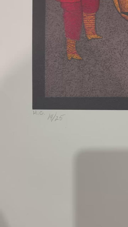 Mihail Chemiakin - Carnival in St. Petersburg, Suite of 5 Lithographs (1988)