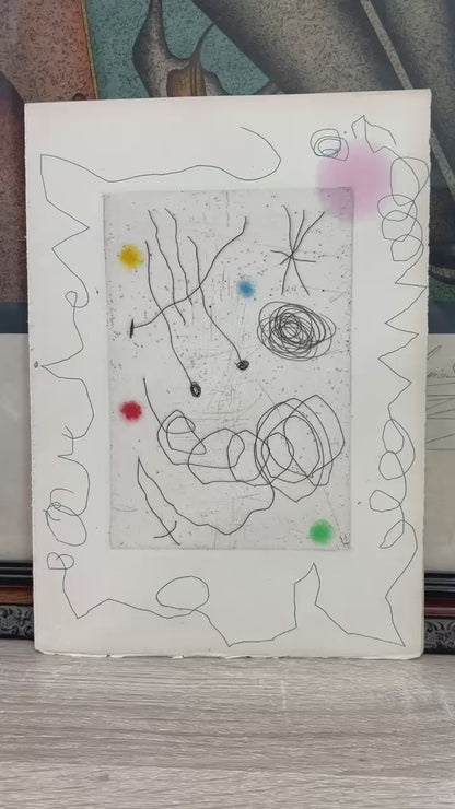 Joan Miró – La chouette et l’escargot (The Owl and the Snail), 1964