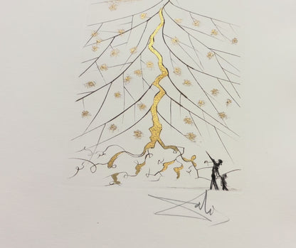 Salvador Dalí - Christmas Card "Star of Bethlehem" (1971)