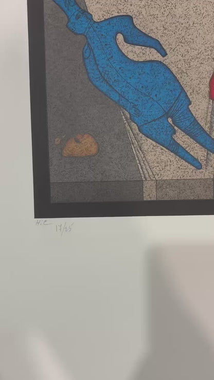 Mihail Chemiakin - Carnival in St. Petersburg, Suite of 5 Lithographs (1988)