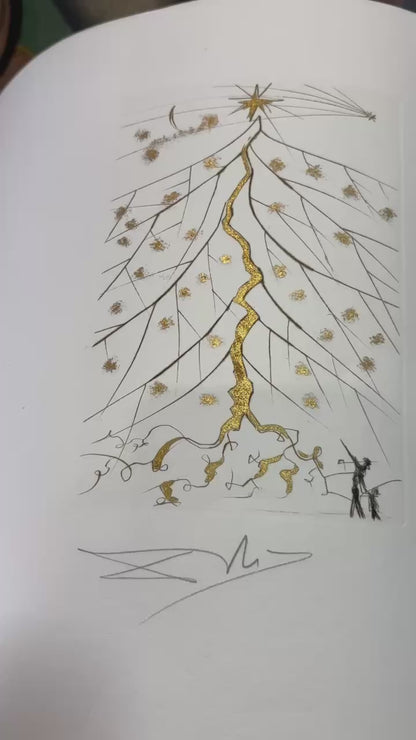 Salvador Dalí - Christmas Card "Star of Bethlehem" (1971)